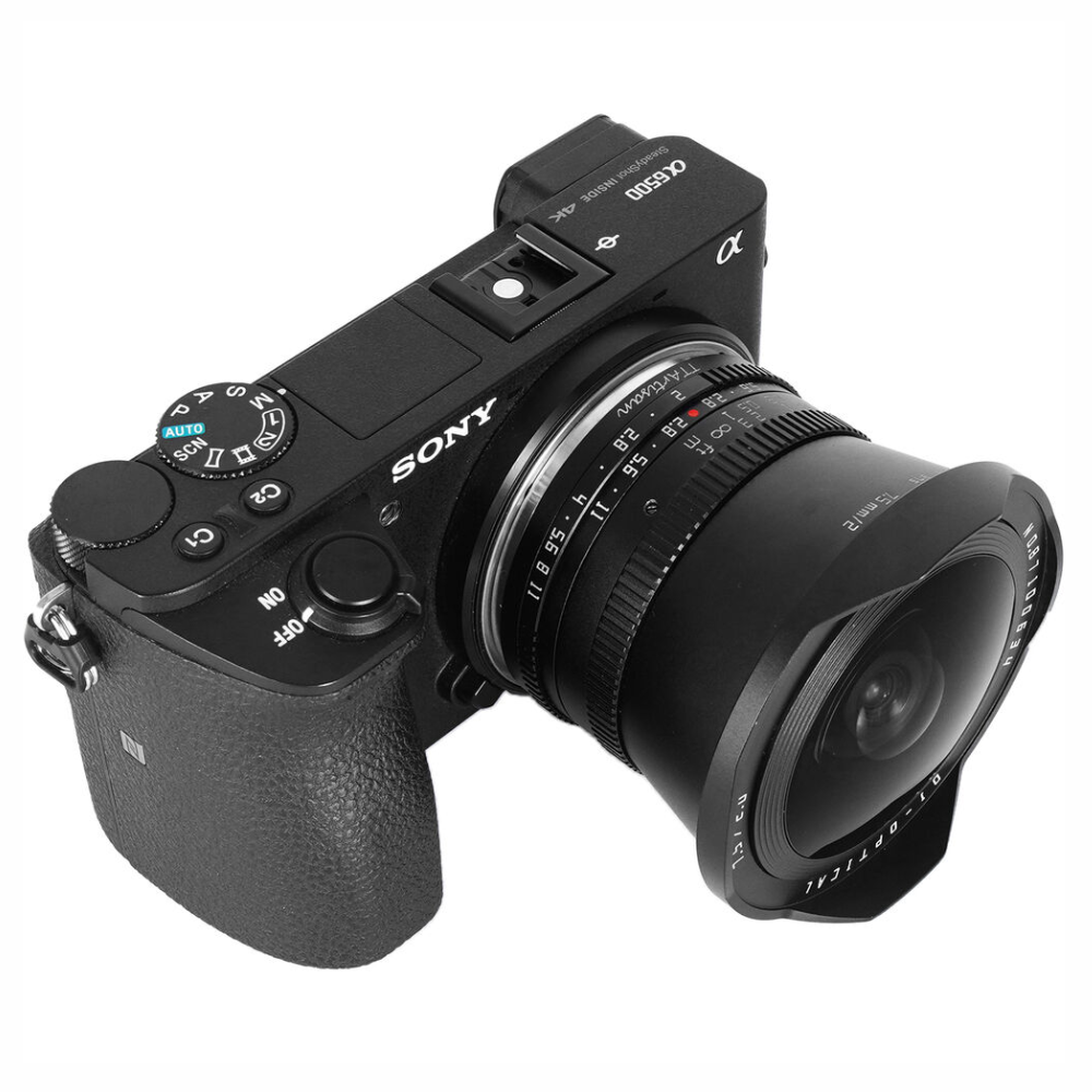 TTArtisan 7.5mm f/2.0 APS-C Format Fisheye Lens Sony E | Nikon Z | M43 | Leica L | FUJIFILM X | Canon RF Mount Circular Large Aperture 180° Ultra Wide Angle with Full Metal Body, MF Manual Focus Ring for Panoramic Landscape Photography