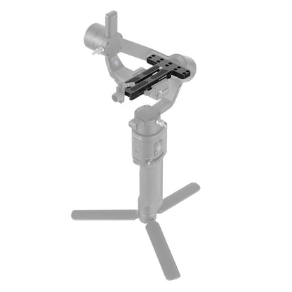SmallRig Counterweight Mounting Plate with 1/4"-20 Threads, Durable Aluminum Construction, Side Scales and Rubber Paddings for DJI Ronin-SC Handheld Gimbal BSS2420B
