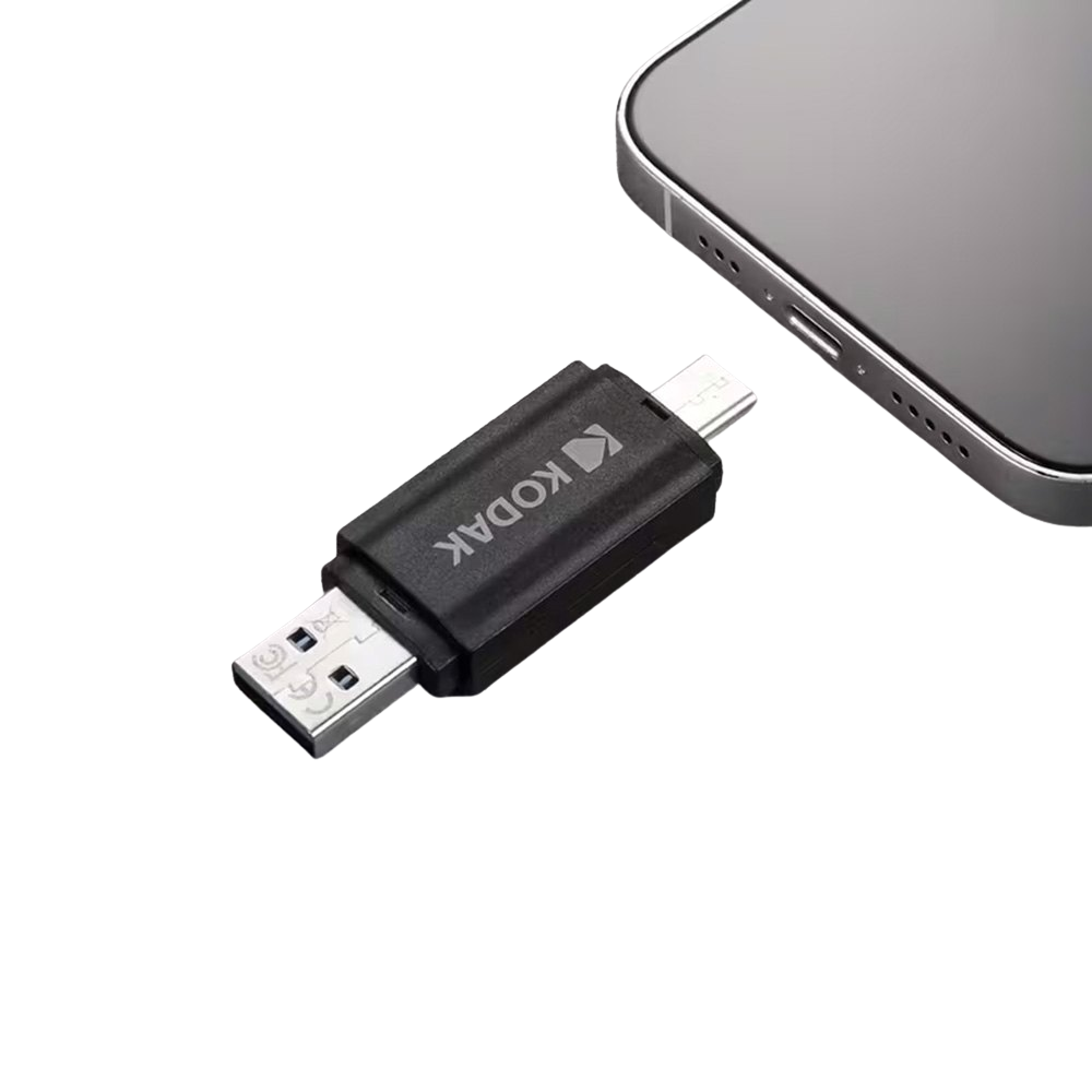 KODAK K143D 32GB 64GB Dual Flash Drive USB 3.2 Gen1 / USB Type-C OTG Port Memory Stick