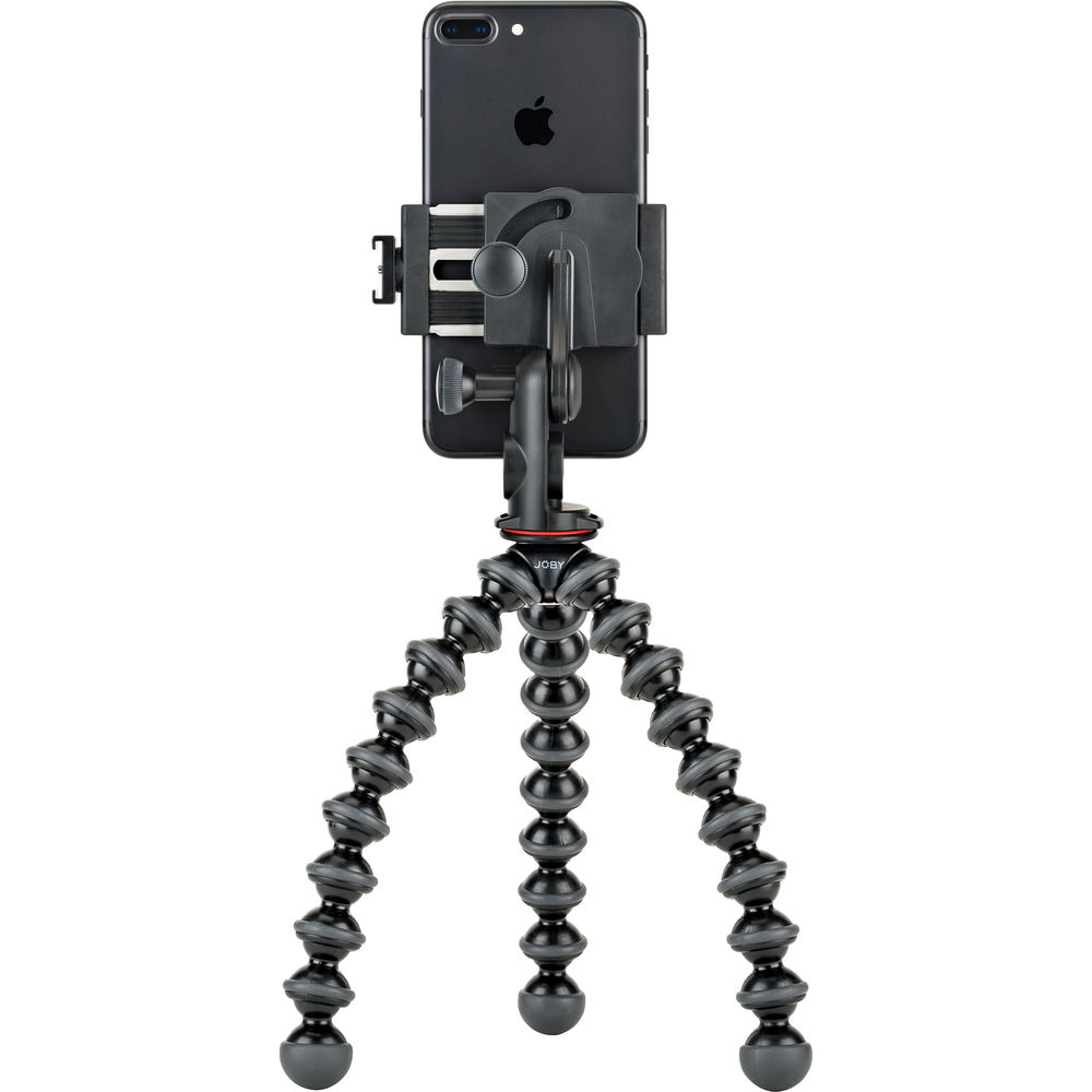 JOBY Griptight Pro 2 Handheld Gorillapod with Tilt Adjustments, Multimode Smartphone Support, 1/4"-20 Threaded Accessory Holes and Cold Shoe Mount for Smartphone and Cameras 1551