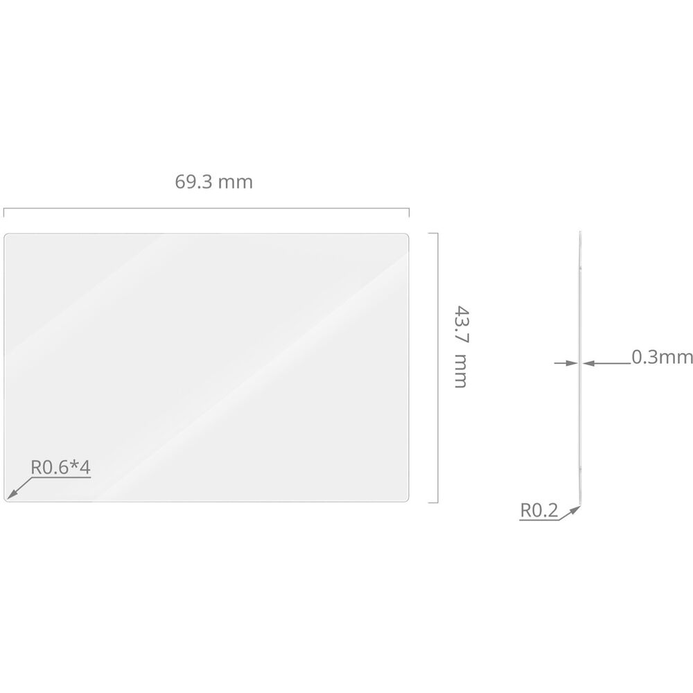 SmallRig Screen Protector for Select FUJIFILM and Canon | 5804 / 5805 / 5806