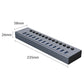 ORICO USB 3.0 5Gbps 13-Port Hub with Individual Switches & 60W Power Supply for PCs, Computer Desktops & Laptops (Windows, macOS, Linux) | USB Hub Extension Docking Station | ORICO-BT2U3