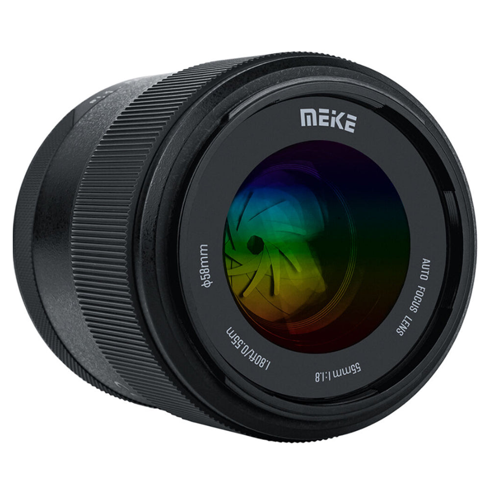 Meike 55mm F/1.8 Pro AF Portrait-Length Prime Lens Full Frame FUJIFILM X Mount, Fast Aperture, Autofocus / Manual Focus Mode, STM Stepping Motor and USB Port for Firmware Upgrades for Photography