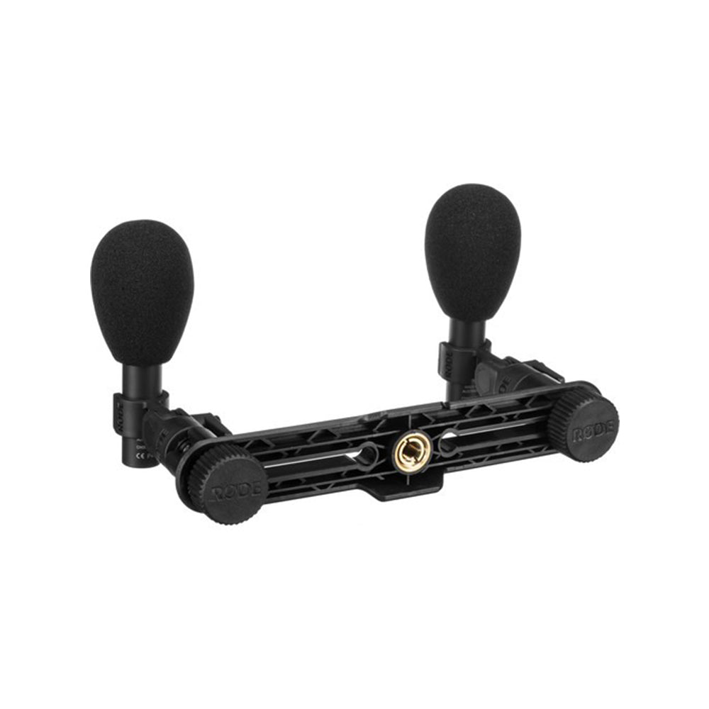 RODE TF-5 Premium Small Diaphragm Condenser Microphones (Matched Pair) with Stereo Mount, Mic Clips, and Windscreens - Cardioid Polar Pattern, Ultra-low Noise, Flat Frequency Response, and Detailed Audio for Music Recording and Production