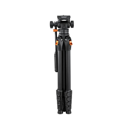 K&F Concept 185cm /160cm Aluminum Travel Tripod with 360 degrees Ball Head / Fluid Head