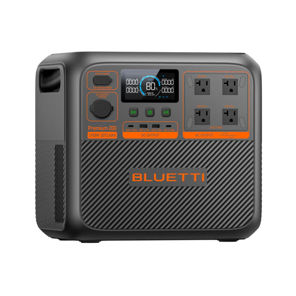 BLUETTI Premium 200 V2 2700W 4121Wh LiFePO4 Portable Power Station Emergency Supply