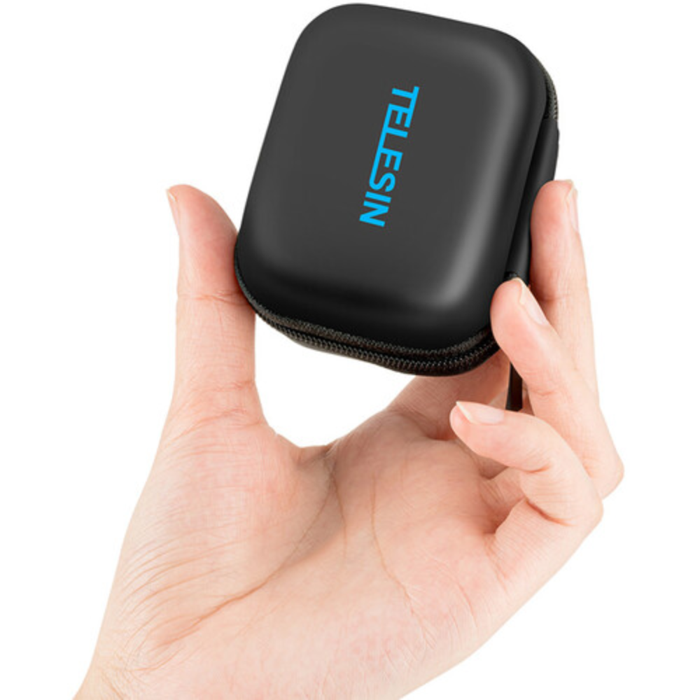 TELESIN GoPro HERO 12 11 10 9 Black Protective Mini EVA Handheld Carrying Case for Action Cameras
