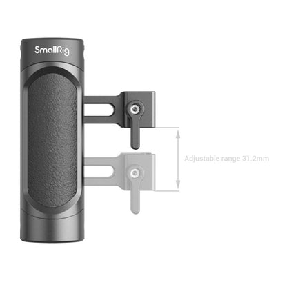 SmallRig Mini TO Side Handle, Triple 1/4"-20 Thread, Cold Shoe Mount and Up to 6kg Max Load Capacity for Camera Cages with Built-in TO Rails | 4840 | 3813