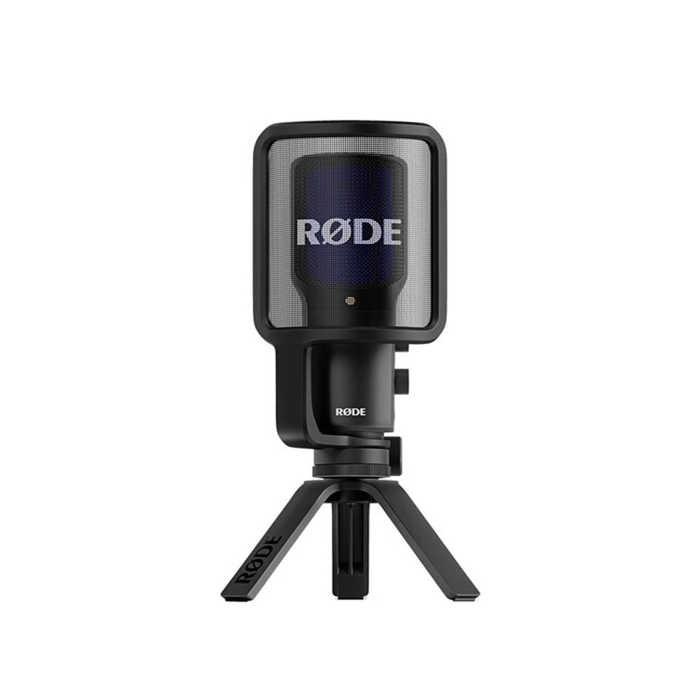 [CLEARANCE] RODE NTUSB+ Cardioid Condenser USB Type-C Microphone with On-Board Controls, Internal DSP by APHEX and Revolution Preamp for Podcasting, Live Streaming, Voice Over and Audio Recording