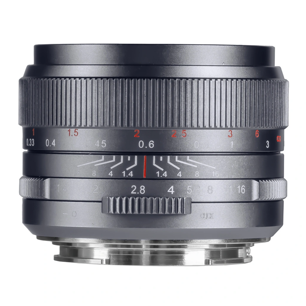 7Artisans 35mm F/1.4 Mark III Full Frame Format Nikon Z Mount Compact Portrait Prime Lens MF Manual Focus Large Aperture for Mirrorless Cameras | Black Titanium Gray