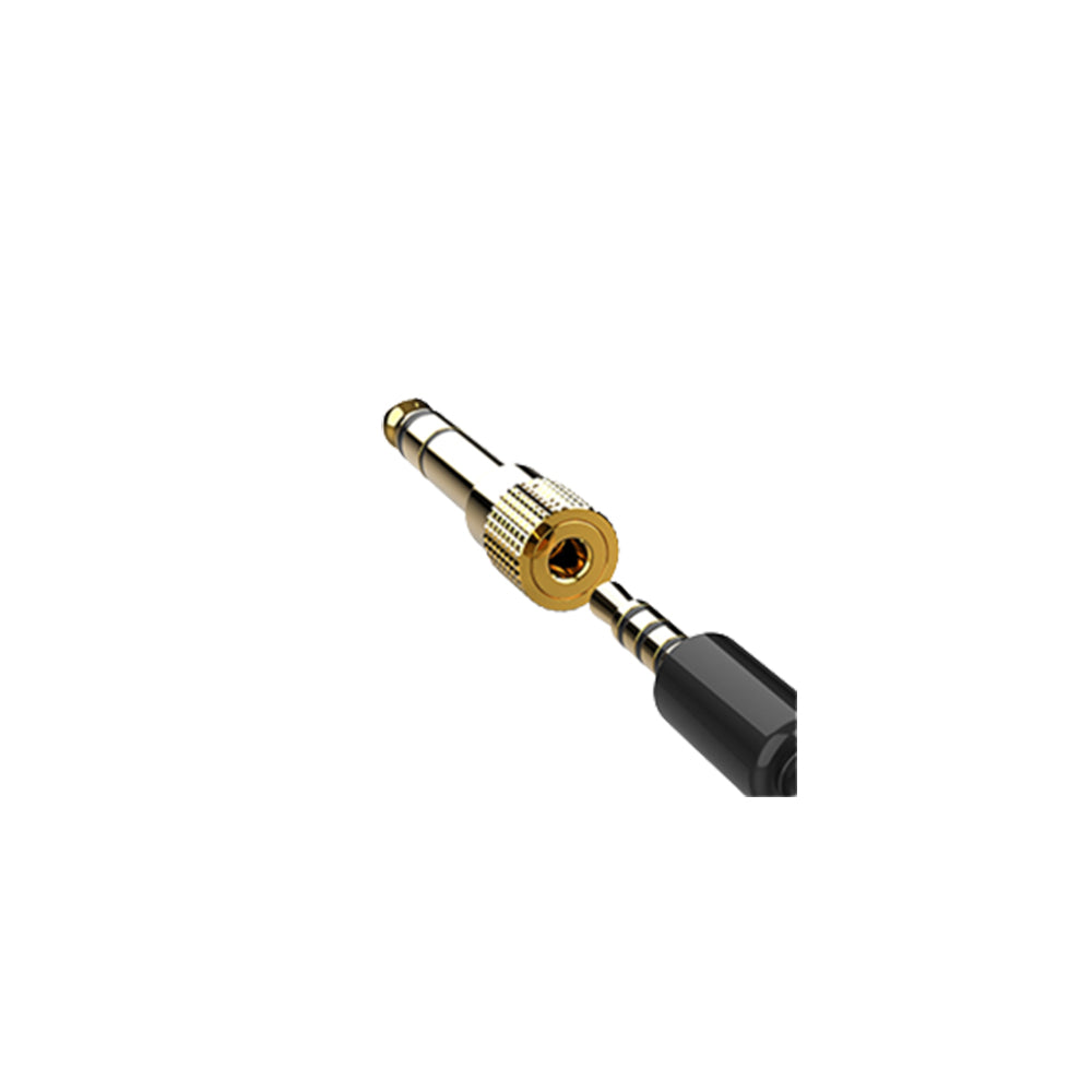 Maono AD03 3pcs 3.5mm 1/8 Female to 6.35mm 1/4 Male Stereo Audio AUX Adapter Gold-Plated Converter with High Fidelity Stereo Plug and Oxygen-Free Copper with Wide Compatibility for Studio Audio Equipment and Musical Instruments