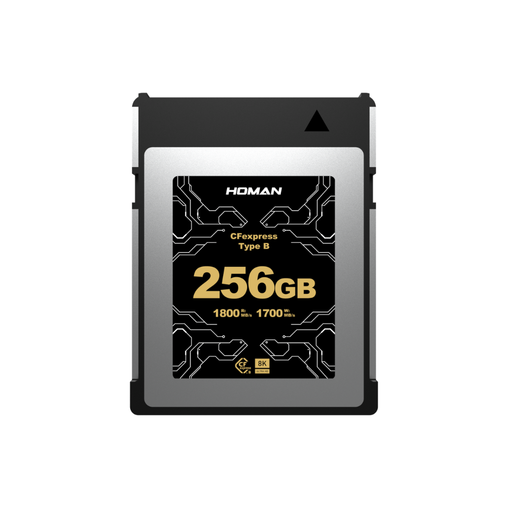HOMAN 1TB 512GB 256GB CFExpress Type B Memory Card with 8K UHD RAW Photo / Video Support, 1800MB/s Read | 1700MB/s Write Speeds