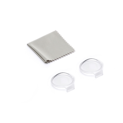 DJI 2pcs Transparent Lens Protector for OSMO 360 / 360 II Action Camera with Cleaning Cloth