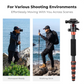 K&F Concept 360° Ball Head 5-Section Carbon Fiber Tripod + Monopod with 8kg Maximum Load Capacity & 1.52m Height, 1/4" Threaded Mounts for DSLR Mirrorless Cameras | A225C0+BH-25L