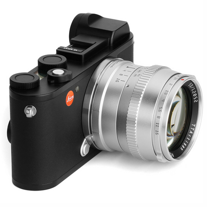 TTArtisan 50mm F/1.2 APS-C Format Leica L Mount Portrait Prime Lens Large Aperture Sonr Optical Design Full Metal Body, MF Manual Focus, 19.2" Focus Distance, Clicked Aperture Ring for Smooth Bokeh & Low Light Photography | Black, Silver