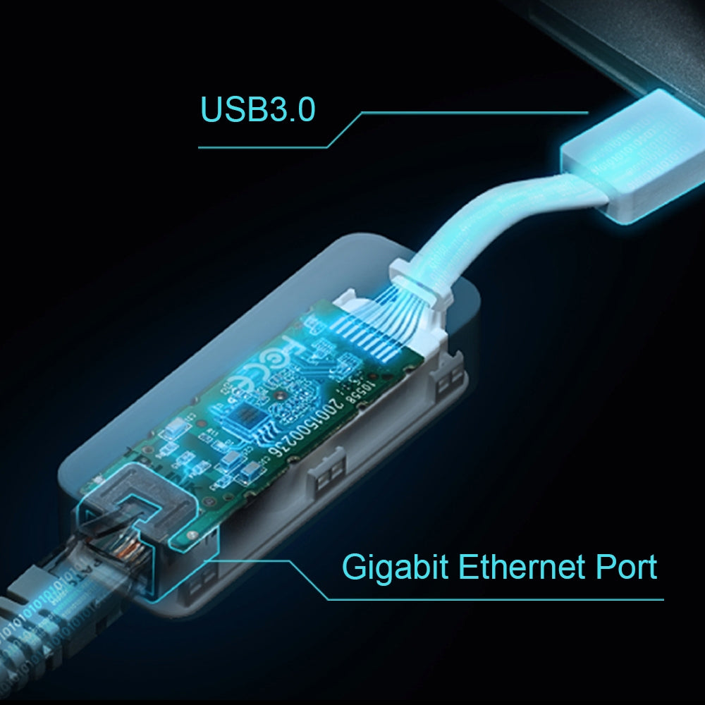 TP-Link UE300 USB 3.0 to Gigabit SuperSpeed Ethernet Network Adapter Driver Free Data Transfer Up to 1000Mbps for Windows XP / Vista / 7 / 8 / 8.1 / 10, macOS X (10.9 and later), Linux OS