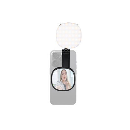K&F Concept Magnetic Phone Fill Light with Built-in Mirror | Black / White