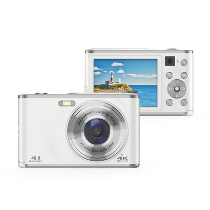 SONGDIAN DC306L 48MP Digital Vlogging Camera 4K UHD with Selfie Lens, AF Autofocus 16x Digital Zoom, 2.4" IPS Display Screen, Built-in Flash, 600mAh Lithium-Ion Battery and TF Card Slot Up to 256GB Capacity for Point and Shoot Photography