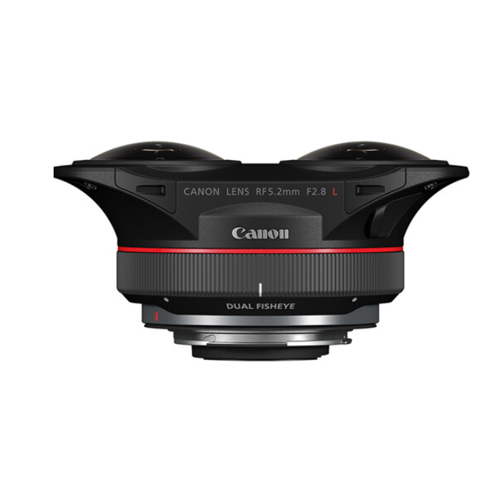 Canon RF 5.2mm f/2.8 L Dual Fisheye 3D VR Lens for RF-Mount Full-frame Mirrorless Digital Cameras