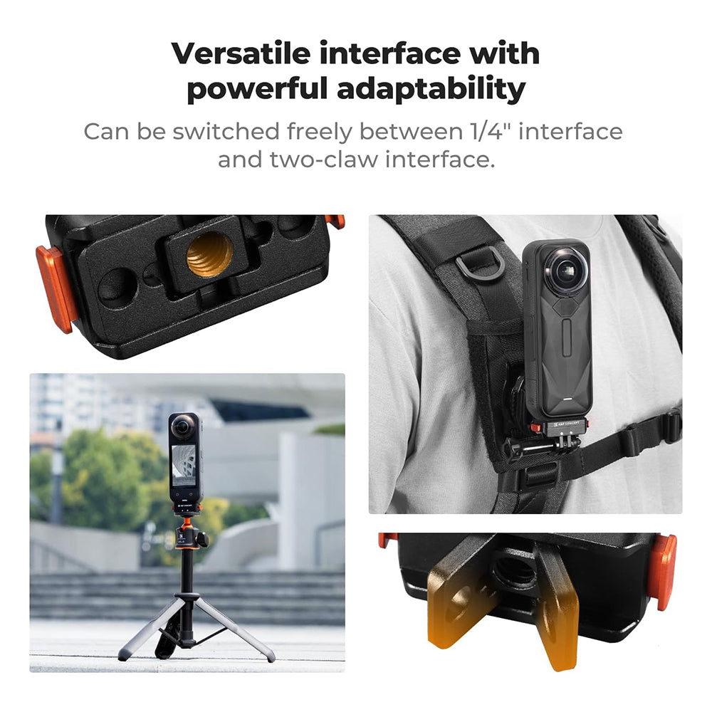 K&F Concept Insta360 X5 Magnetic Quick Release Folding Adapter