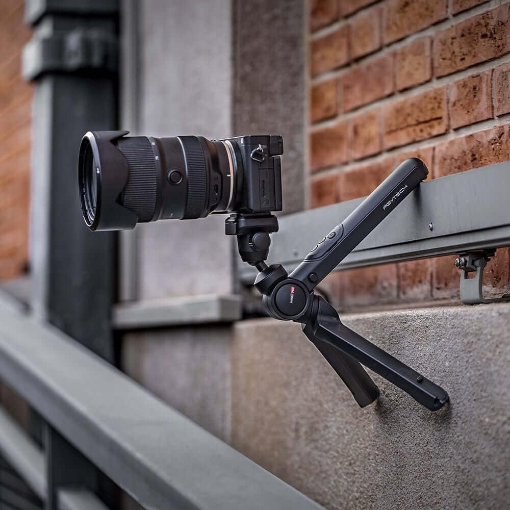 PGYTECH MantisPod 2.0 Vlogging Tripod Grip with Arca-Type Quick Release Plate, Panoramic Ball Head, Rotating Cold Shoe Mount, and Optiol Wireless Remote Trigger | P-CG-080 / P-CG-085