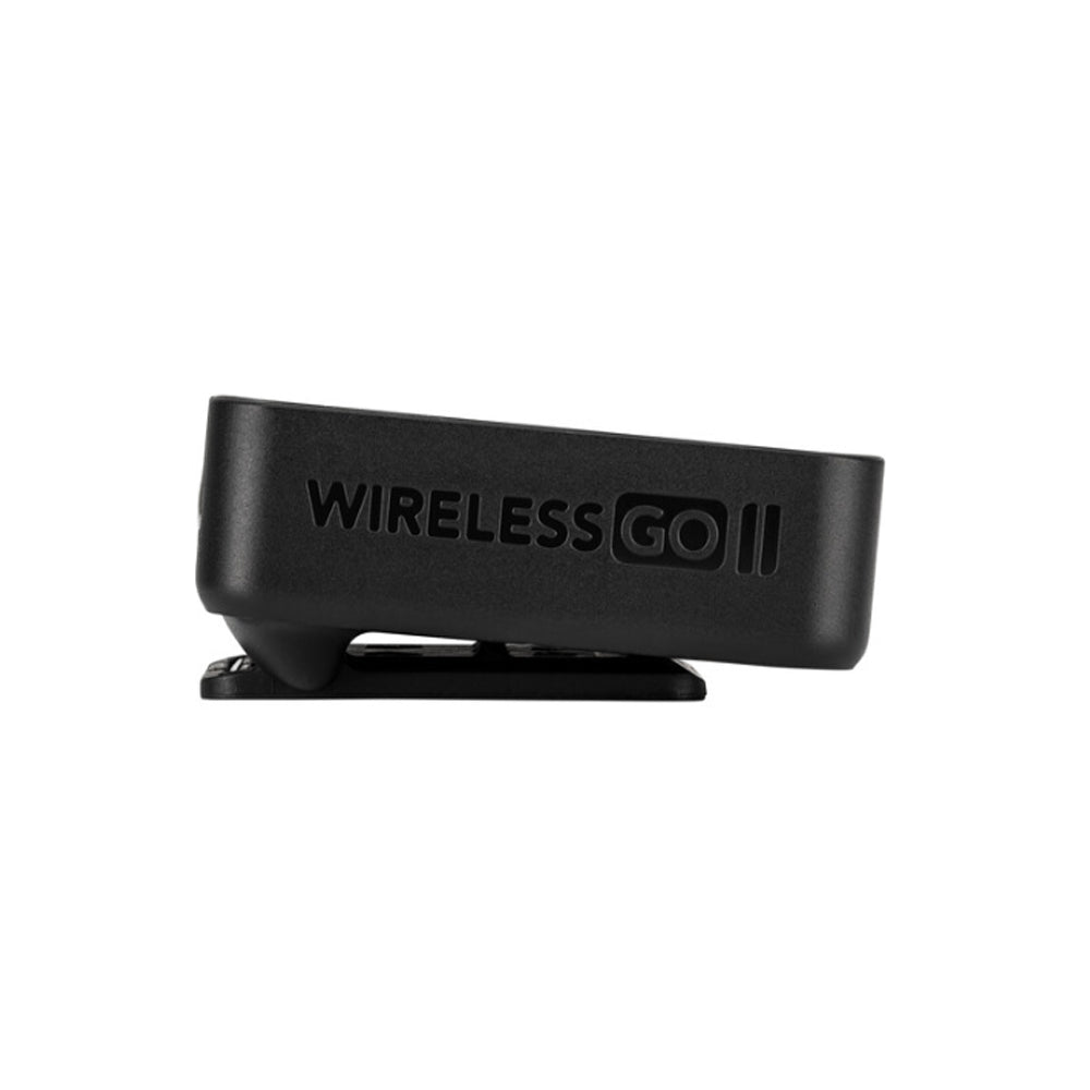 RODE Wireless Go II Omnidirectional Clip-On Microphone (TX Transmitter Only) with 200m Max Operating Range and 40 hours Onboard Recording for GO II RX, ME RX, RODECaster Pro II, and Duo