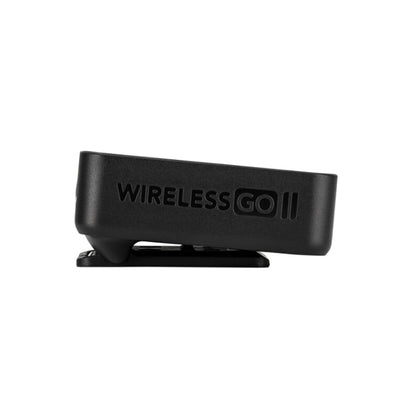 RODE Wireless Go II Omnidirectiol Clip-On Microphone (TX Transmitter Only) with 200m Max Operating Range and 40 hours Onboard Recording for GO II RX, ME RX, RODECaster Pro II, and Duo
