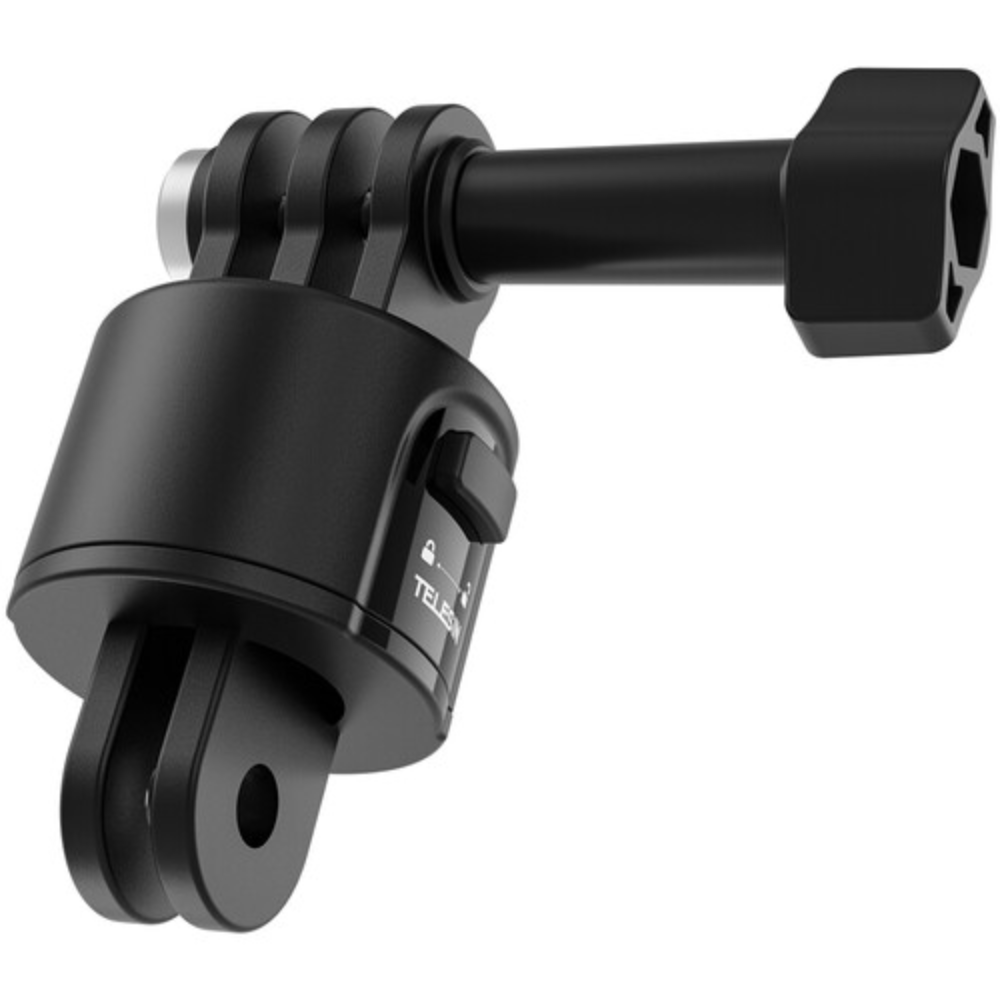 TELESIN Magnetic Quick Release Mounting Base Adapter Kit for DJI GOPRO Insta360 Action Cameras with Dovetail Dual Lock Alignment 1/4" Screw Hole Base