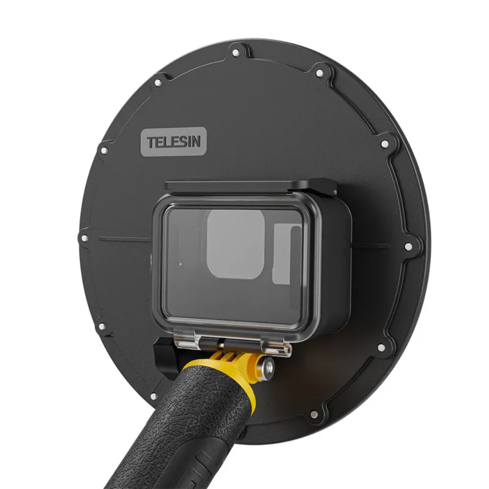 TELESIN GoPro HERO 13 12 11 10 9 Underwater 6" Dome Housing Port Max 98ft Depth Rating for Action Cameras