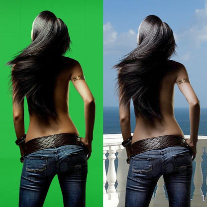 Pxel AA-ML2030G 200cm x 300cm ChromaKey Seamless Muslin Background Cloth Backdrop Green