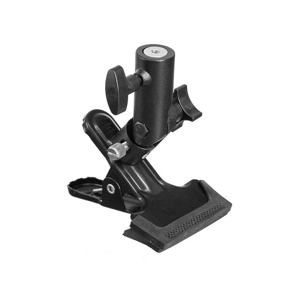 Pxel AA-LS5 Photo Studio Heavy Duty Metal Clamp Holder with 5/8" Light Stand Attachment for Reflector