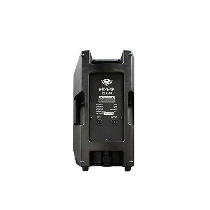 KEVLER ZLX-10 10 350W 2-Way Bass Reflex Full Range Passive Loud Speaker (PAIR) with Multiple Handles, Bottom Pole Mount, Multi Angle Enclosure and Easy Daisy-Chain Loop Connection