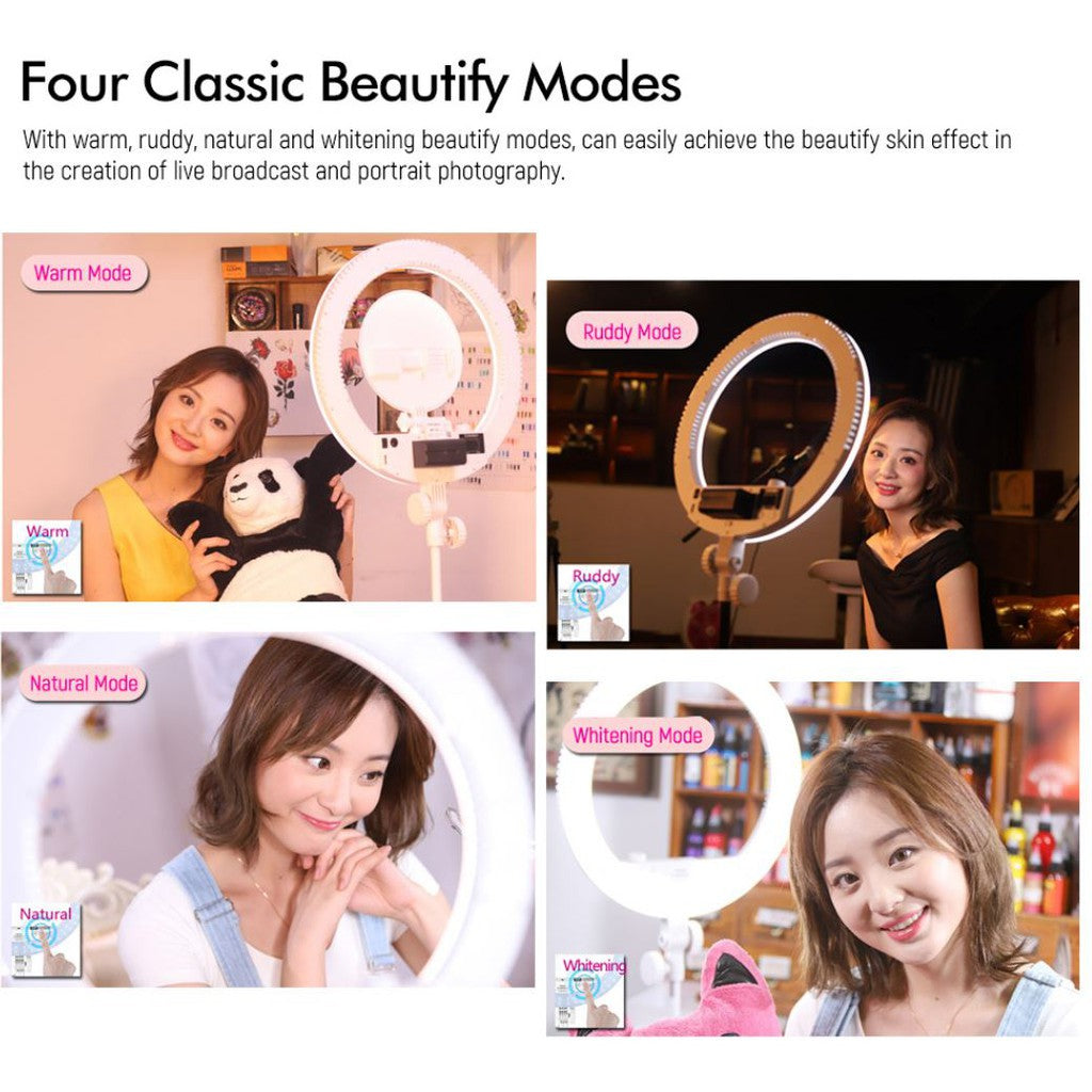 [CLEARANCE] Yongnuo YN208 PRO Ring Lamp Selfie Ring Light with up to 3200K-5500K Bi-Color LED