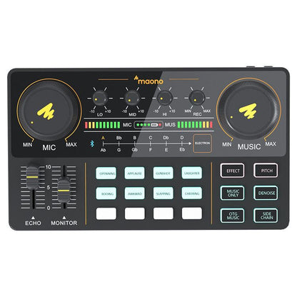[CLEARANCE] Maono Maonocaster AU-AM200 Portable All-In-One Podcast Production Studio Audio Interface for Livestreaming Gaming Streaming KUMU (AU AM200)