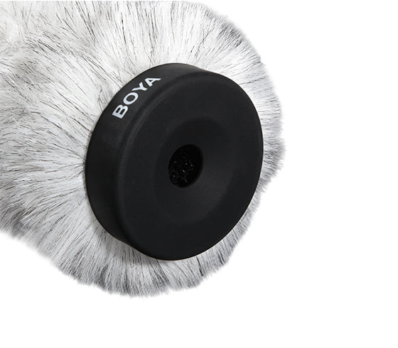 Boya BY-P320 Inside Depth 320mm Fur Windscreen Furry Windshield Muff for Shotgun Capacitor Microphone Wind Shield Mic Protection