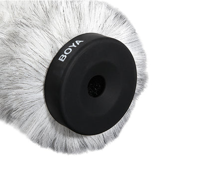 Boya BY-P320 Inside Depth 320mm Fur Windscreen Furry Windshield Muff for Shotgun Capacitor Microphone Wind Shield Mic Protection