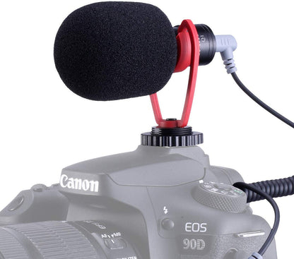 [CLEARANCE] Sairen by Ulanzi VM-Q1 Shotgun Video Microphone, Compact On-Camera Recording Mic, with Shock Mount DeadCat Windscreen, Universal for Smartphone and Camera