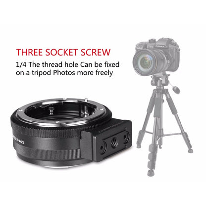 [CLEARANCE] Meike MK-NF-P Adapter for Nikon F-mount Lens to M43-Mount Mirroless Camera Panasonic Olympus like E-PL5 E-PL6 E-PL7 GM5 GX1 GX7 G3 e