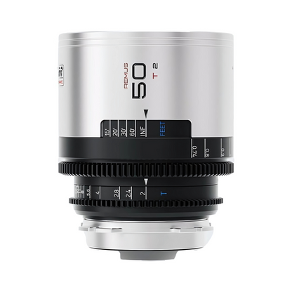 BLAZAR REMUS M 33mm 50mm 85mm 100mm T/1.8 1.5x Full Frame Sony E Mount Anamorphic Cine Lens Set Kit, 0.5 Meter to 0.7 Meter Focusing Distance, Silver Lens Flare and Signature Oval Bokeh, Rich Visuals for Videography Content Creation