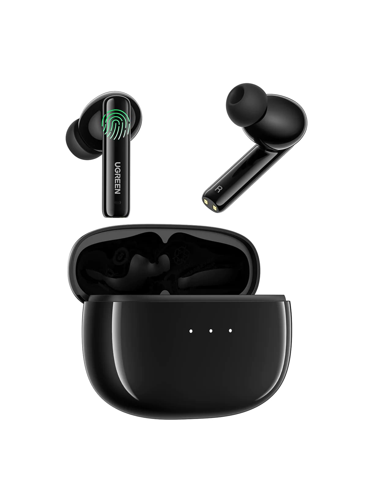 [CLEARANCE] UGREEN HiTune T3 Wireless Bluetooth ANC Earbuds with Active Noise Cancellation and 24-Hour Battery Life for Smartphones (Black) | 90401