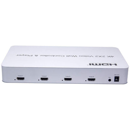 [CLEARANCE] ArgoX HDMI 4K 2x2 / 2x3 Video Wall Controller & Player with Remote Control, Multiple Splicing Methods, 2-Way USB 2.0 Input, Support Wi-Fi, DLAN, Audio Extraction, SD Card Port, Digital Optical Fiber, and 3.5mm Audio | HDVW2X2-M HDVW2X3-M