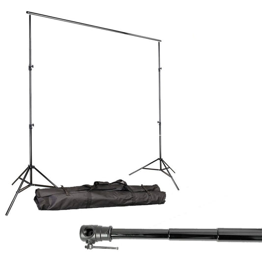 Pxel LS-BD2.8X3 HD Heavy Duty Background Backdrop Muslin Stand 9 x 10 Feet / 2.8M x 3M