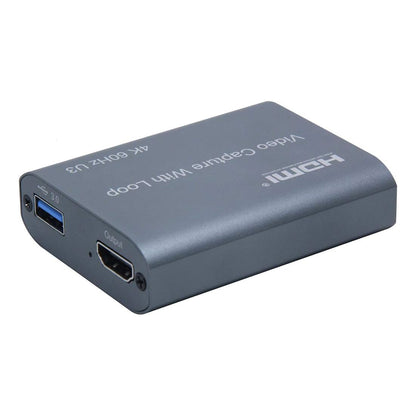 [CLEARANCE] ArgoX 4K 60Hz HDMI Optical U3 Video Capture with Loop, Supports 6Gbps Data Rate and TMDS Clock, USB Video1.5, USB Audio 1.0, USB 2.0, USB3.0 to Micro USB Cable and HDMI Loop Out | HDVC8