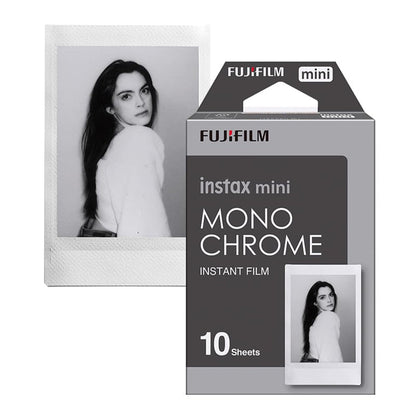 FUJIFILM Instax Mini Film 10s (10 Sheets) Single Pack | Glossy, PhotoSlide (NEW), Sprinkles (NEW), Black, Sky Blue, Confetti, Comic, Airmail, Pink Lemonade, Monochrome, Stripe, Stained Glass, Shiny Star, Rainbow, Macaron, Contact Sheet