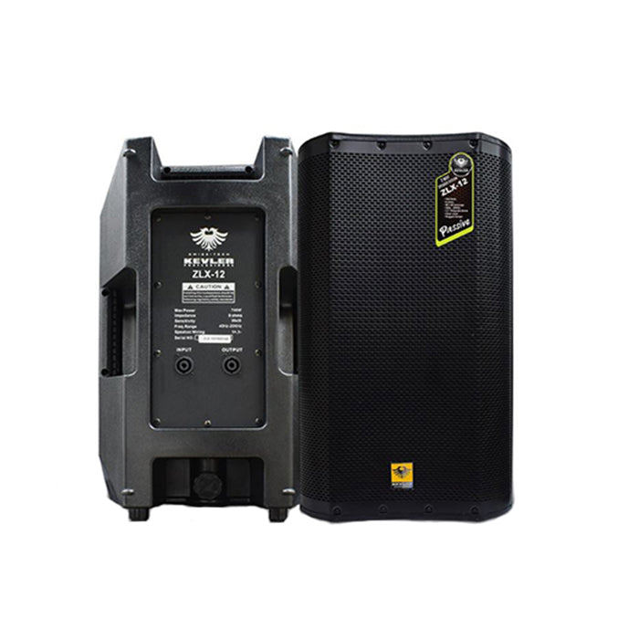KEVLER ZLX-12 12 700W 2-Way Bass Reflex Full Range Passive Loud Speaker (PAIR) with Multiple Handles, Bottom Pole Mount, Multi Angle Enclosure and Easy Daisy-Chain Loop Connection