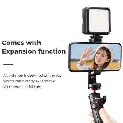 Ulanzi ST-17 360° Rotation Phone Holder Clamp Clip with Cold Shoe Mount for Microphone Light Tripod Mount | 2120