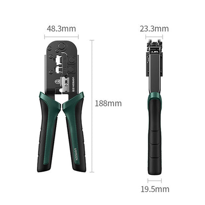 UGREEN 8P/6P Dual Purpose Multifunctional Crimping Tool for RJ45 RJ11 Lan Network Cable