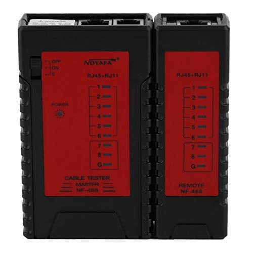NOYAFA NF-468 Professional Ethernet Cable On-Off Tester RJ45 RJ11 RJ12 LAN Cable Telephone Line Tester Network Test Tools Check