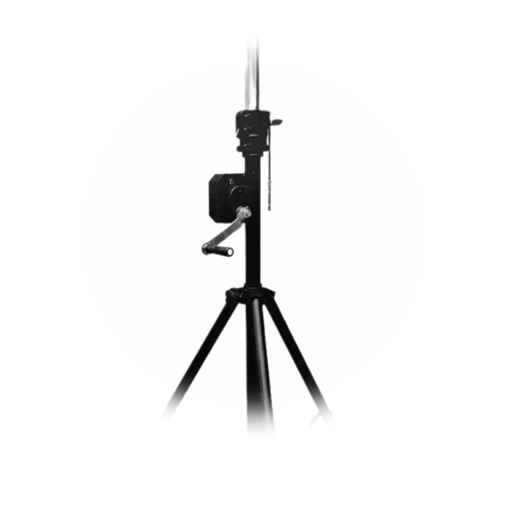 KEVLER SS-8 120cm Extendable Speaker Stand with 145cm Max Adjustable Height, Height Crank Adjustment, Lock Knob and 90kg Max Weight Capacity for Speakers