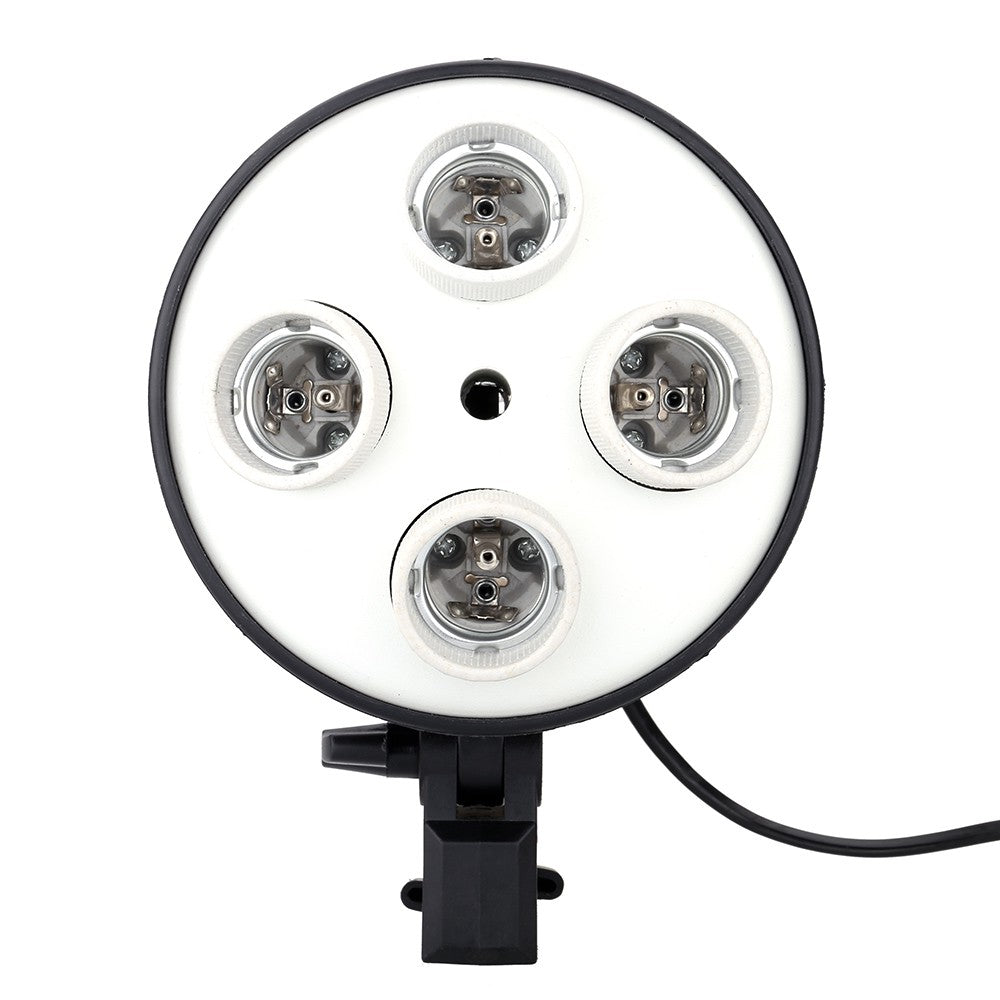 [CLEARANCE] Pxel SB-4B-60X90 4 in 1 E27 Base Socket Light Lamp Bulb Holder Adapter for Photo Video Studio Softbox 60 x 90 cm